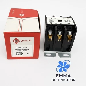 DEFINITE PURPOSE CONTACTORS (3 POLES) ,COIL VOL 24- 30AMP. LINE VOLTAGE 240-277