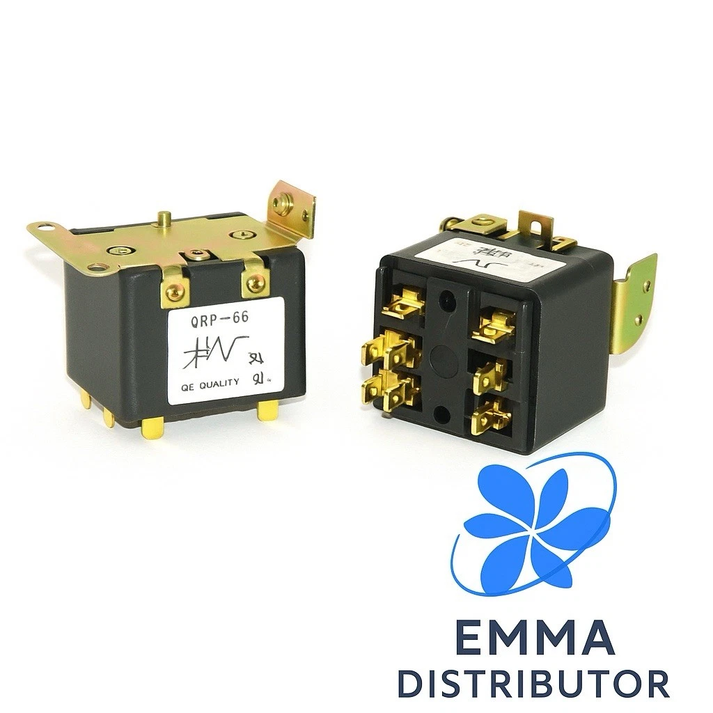 Universal Potential Relay 395 Voltage, 215-225 Pick Up, 120 Drop Out, 60Hz (QRP-66)