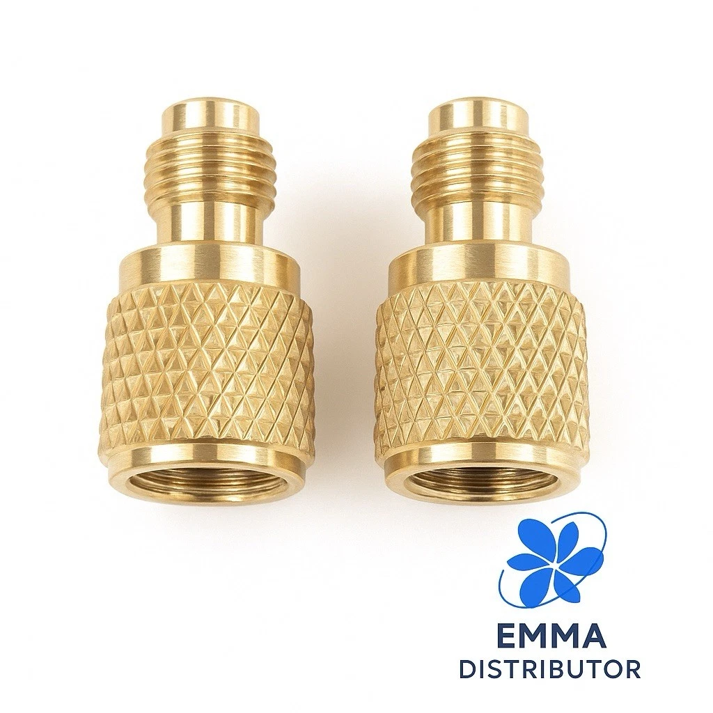 2PCS SPLIT ADAPTER 5/16" SAE FEMALE 1/4" SAE MALE