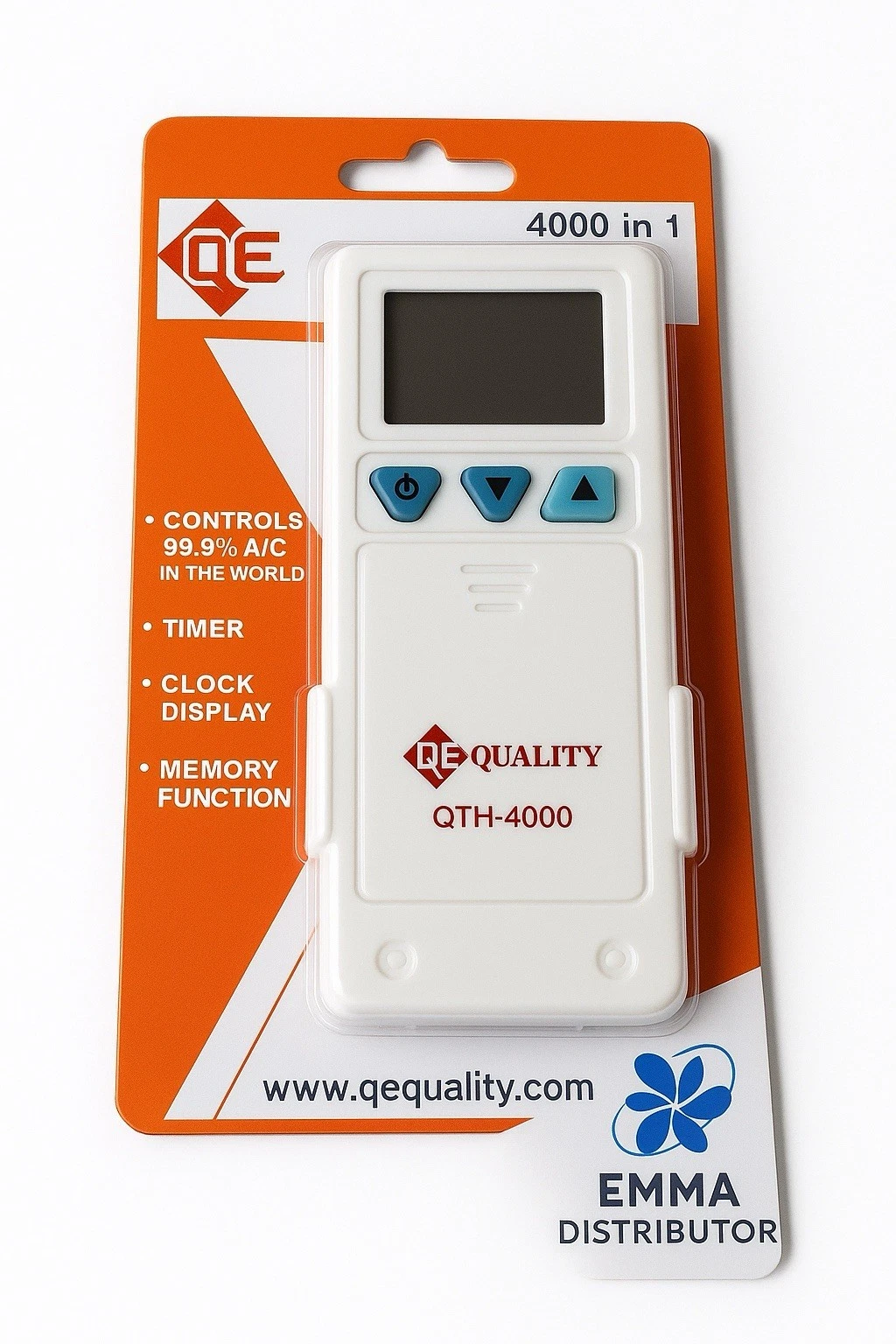 QTH-4000 Mini Split Universal Remote Control, 4000 Codes, Controls 99.9% AC