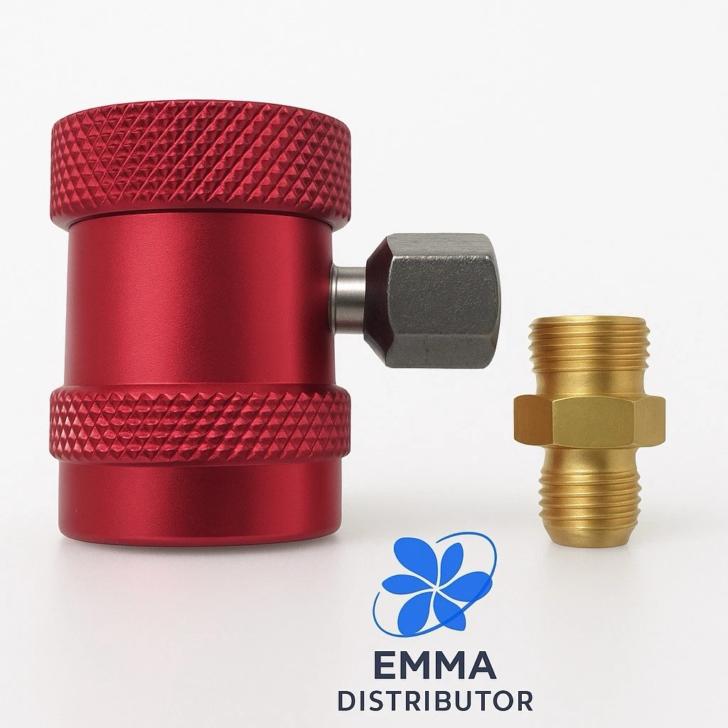 Quick Connector Adapter Coupler Car A/C Manifold Gauge High HVAC
