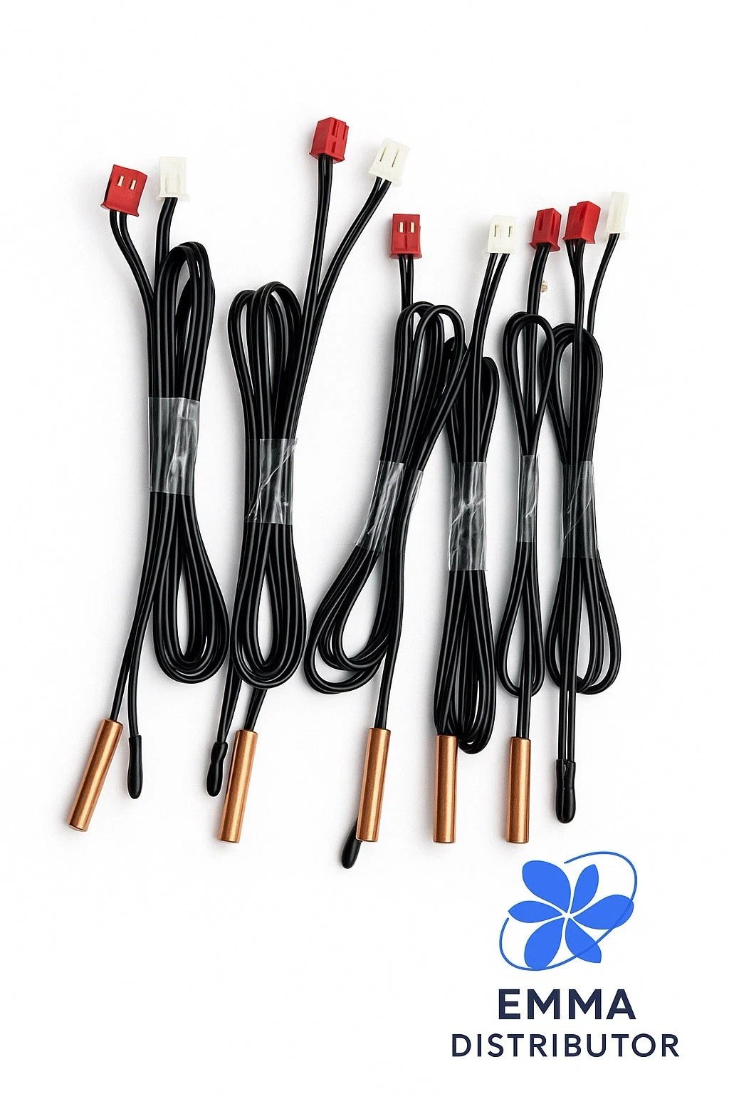NTC Temperature 10K Ohm Thermistor Sensor Kit For Mini-Split - 5 Pcs