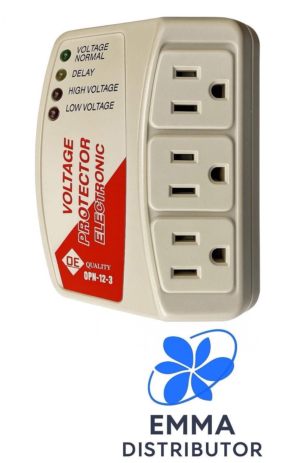 Voltage And Electronic Surge Protector For TV, AUDIO, DVD, COMPUTERS, PRINTERS