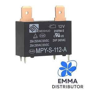 MEISHUO Power Relay FOR PCB 4 Pins 12V 20A 250VAC UL CERTIFICATED UNUV. REP A/C