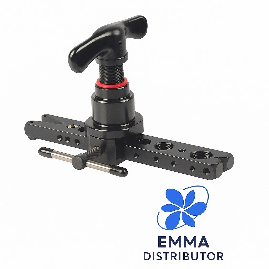 Heavy Duty Black Eccentric Flaring Tool, For 1/4",3/8",1/2",5/8" AND 3/4" O.D