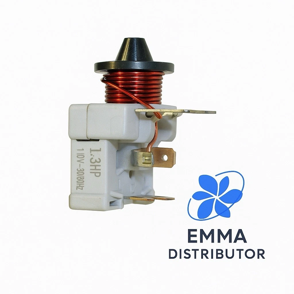 SHORT STARTER RELAY 1/6 HP 115V FOR REFRIGERATION COMPRESSORS (RS1-16)