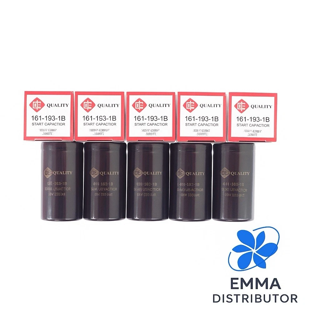 5 Pcs Motor Start Capacitor 161-193 MFD uF 110VAC 50/60Hz HVAC