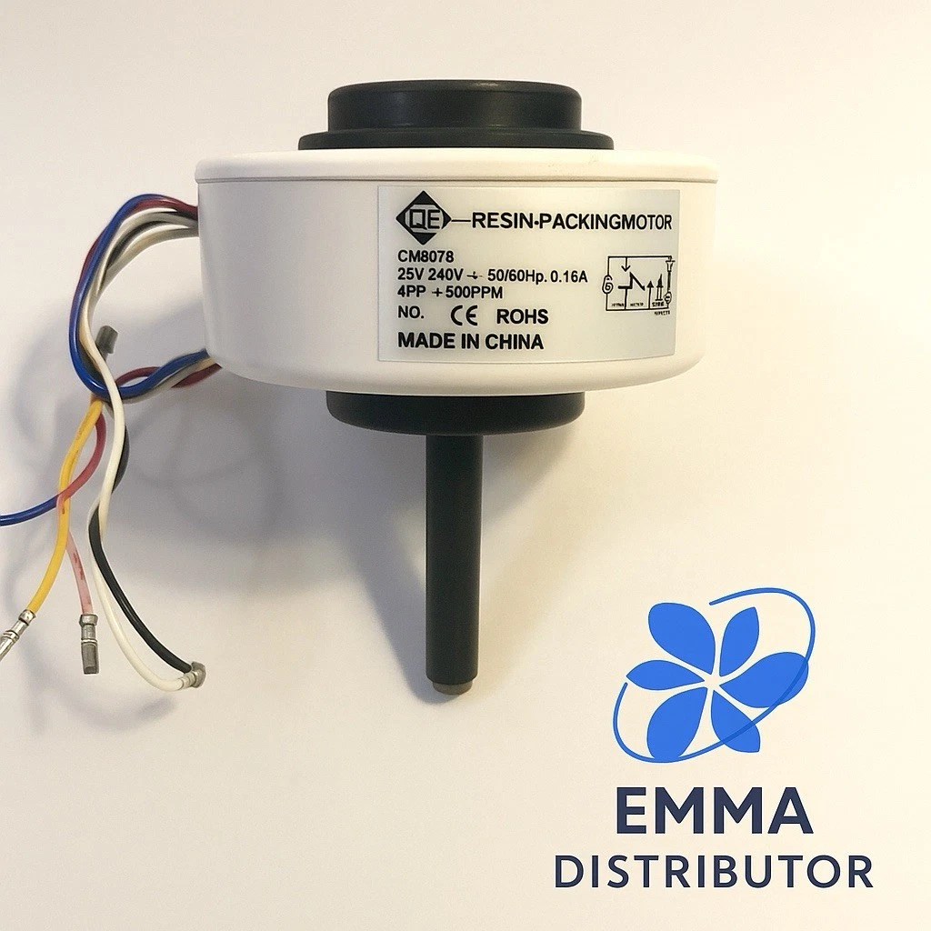 MINI SPLIT EVAPORATOR FAN MOTOR WHITE 12W 7 " SH 220V-50 / 60HZ CW 1