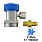 Quick Connector Adapter Coupler Car A/C Manifold Gauge Low HVAC
